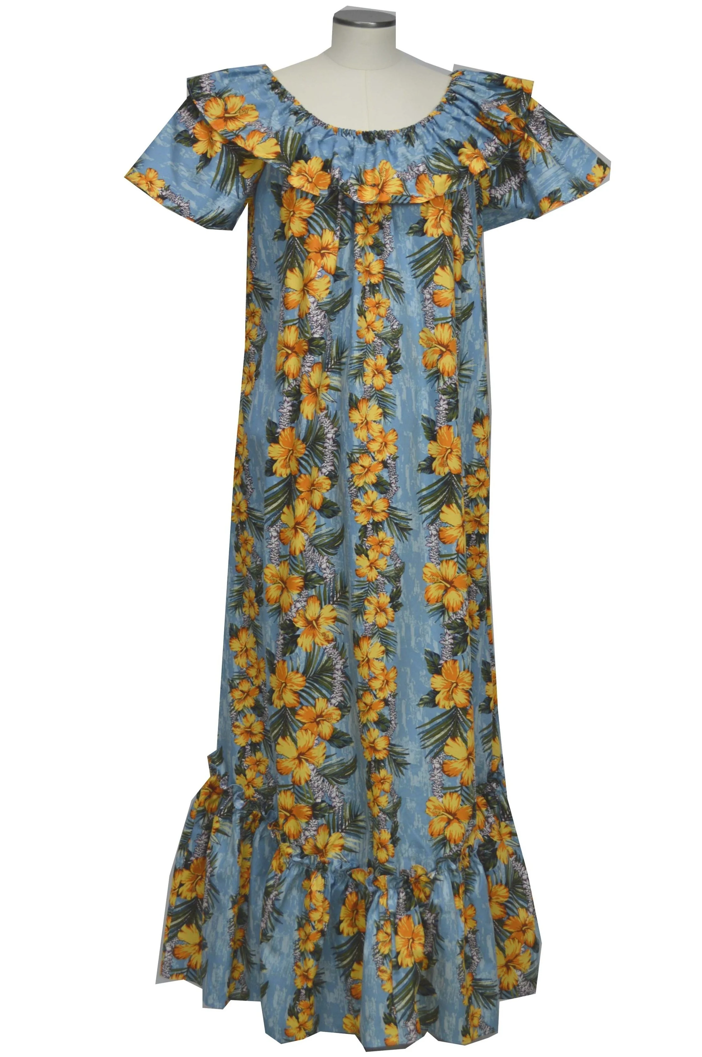 Plus Size Hawaiian Muumuu | Cotton muumuu Dress | Long muumuu